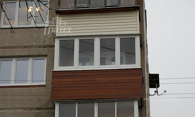 Отделка балконов и лоджий