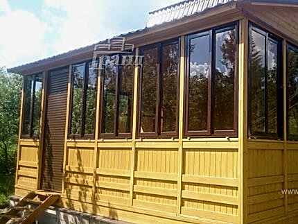 Остекление веранд, беседок, шашлычниц