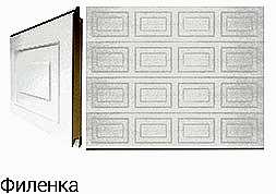 Секционные ворота Алютех Тренд