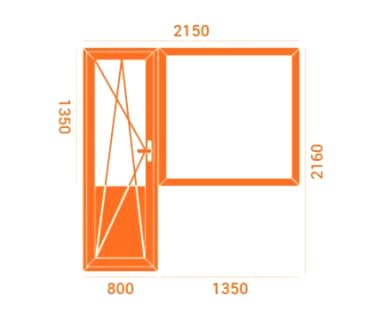 Балконный блок VEKA Softline