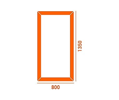 Окно одностворчатое ОК1 Veka WHS 60